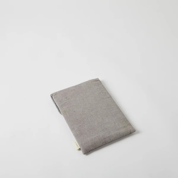 B Label Foldable Laptop Sleeve - Off White on itsHemp