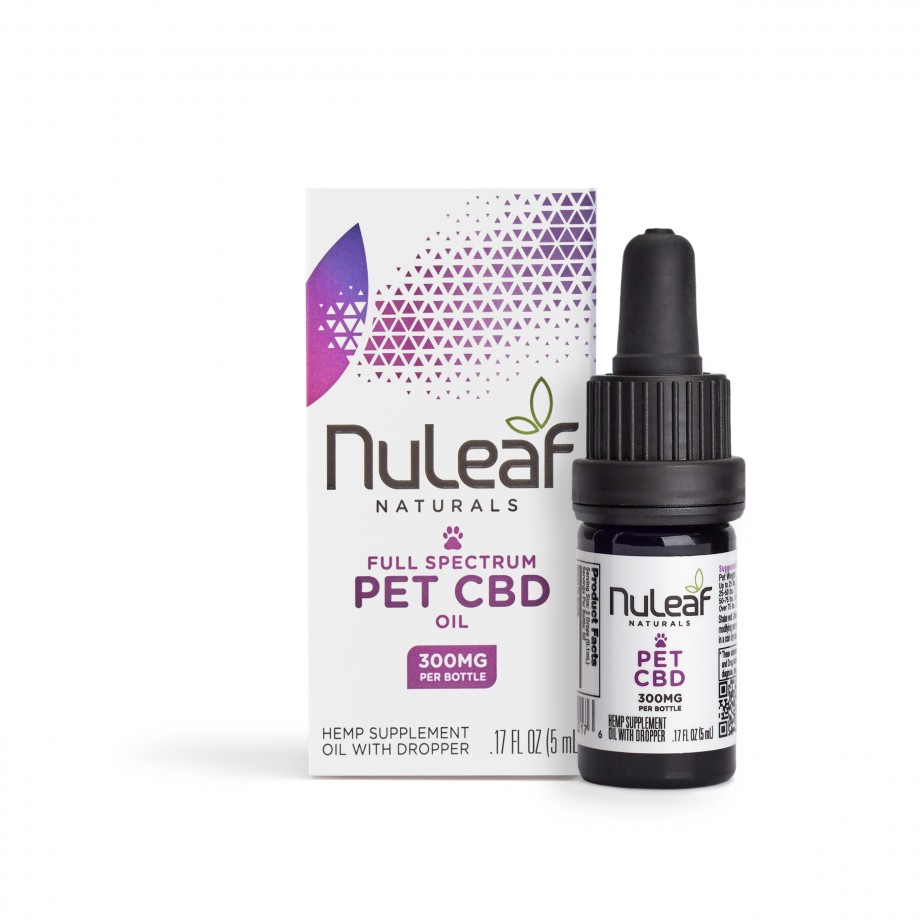 Nuleaf Naturals Full Spectrum Hemp CBD Pet Oil 300 mg(60mg/mL) on itsHemp