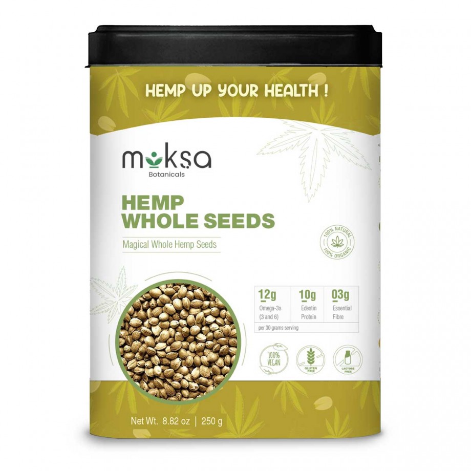 Moksa Hemp Whole Seeds on itsHemp