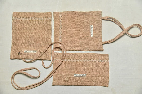 Pahartah Hemp Hand held Bag on itsHemp