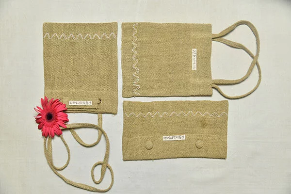 Pahartah Hemp Hand held Bag on itsHemp