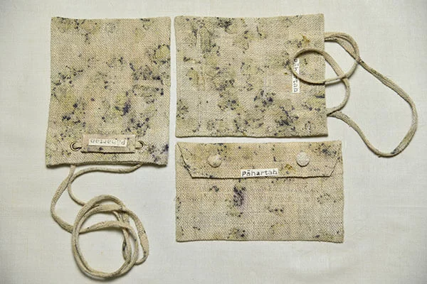 Pahartah Hemp Hand held Bag on itsHemp