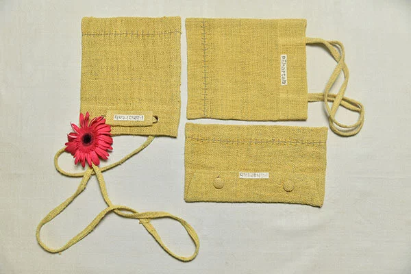 Pahartah Hemp Hand held Bag on itsHemp