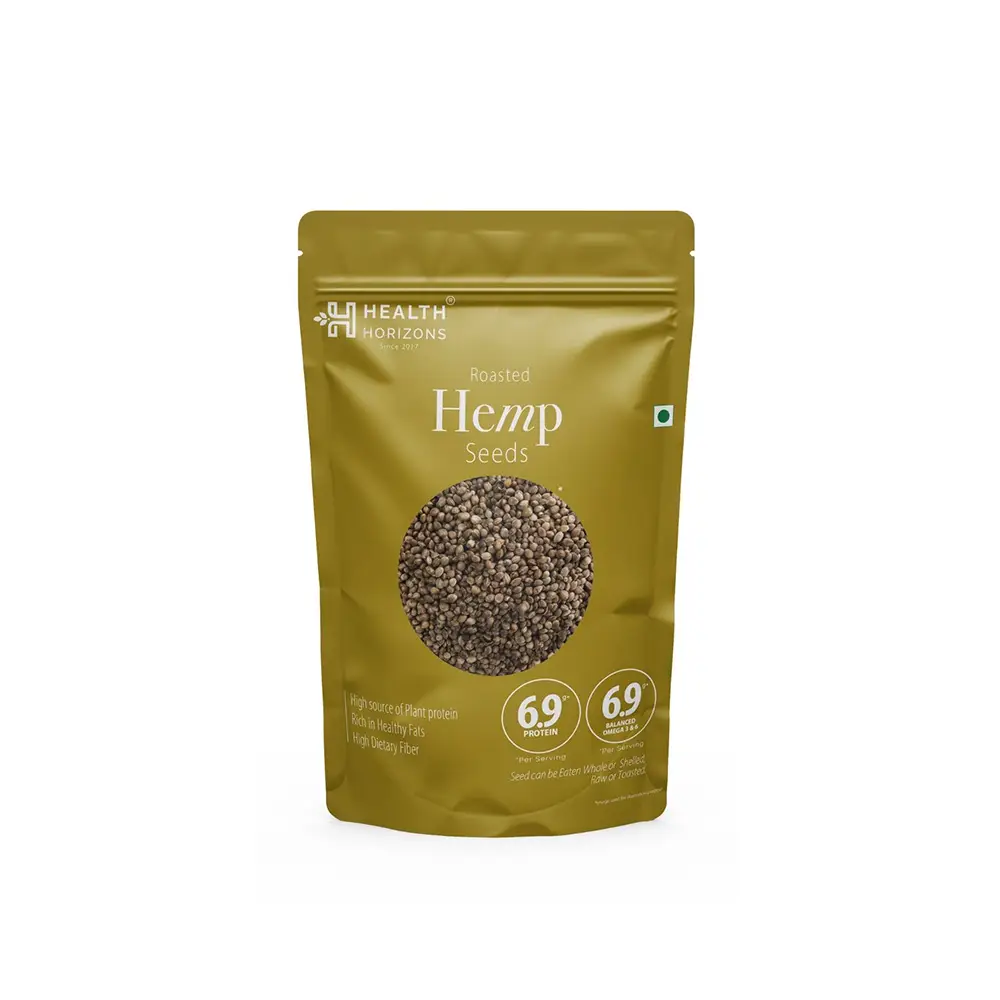 11 Health Horizons Raw Hemp Seeds, 500gm - Image 1