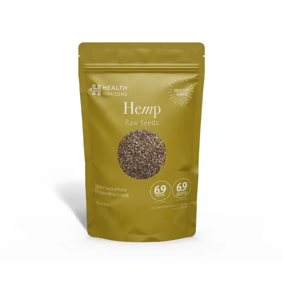 Health Horizons Raw Hemp Seeds, 500gm on itsHemp