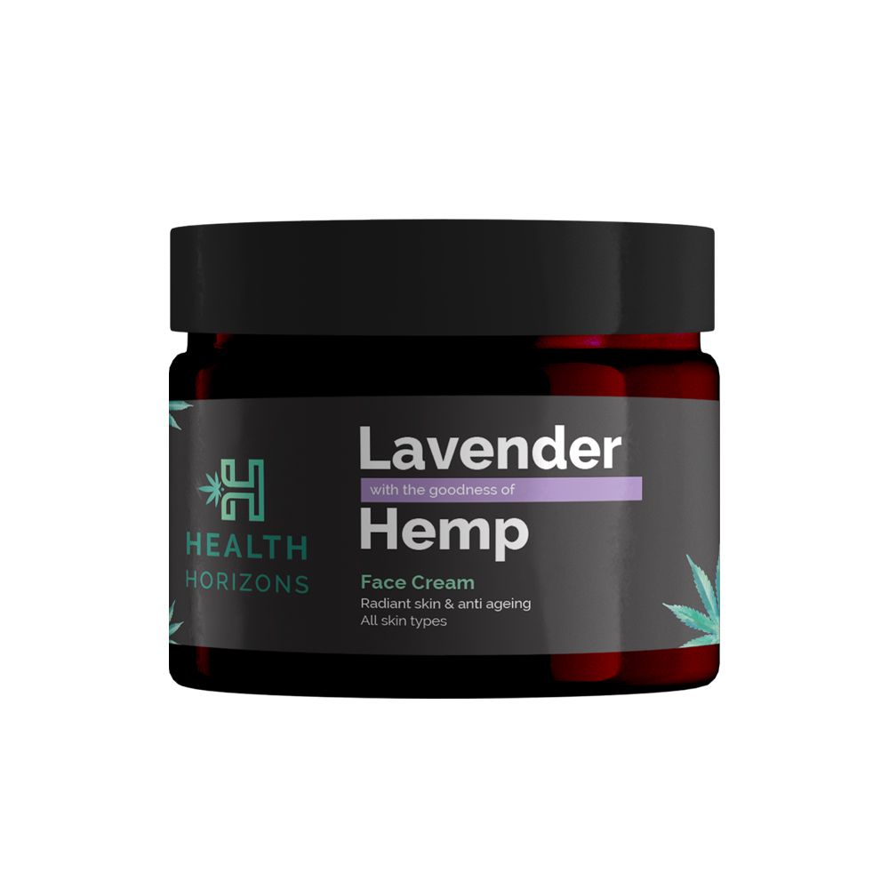Health Horizons Lavender and Hemp Face Cream-50gms on itsHemp