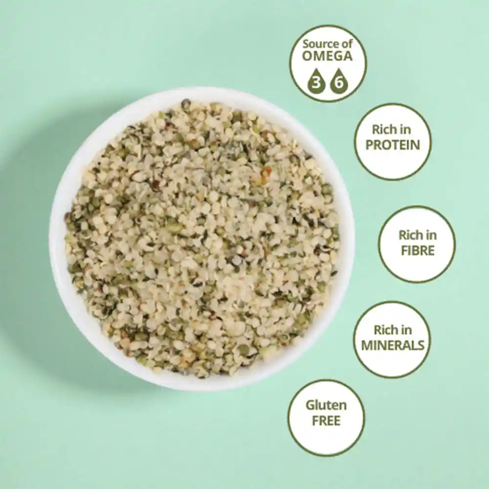 Noigra Hemp Hearts (1 Kg) on itsHemp