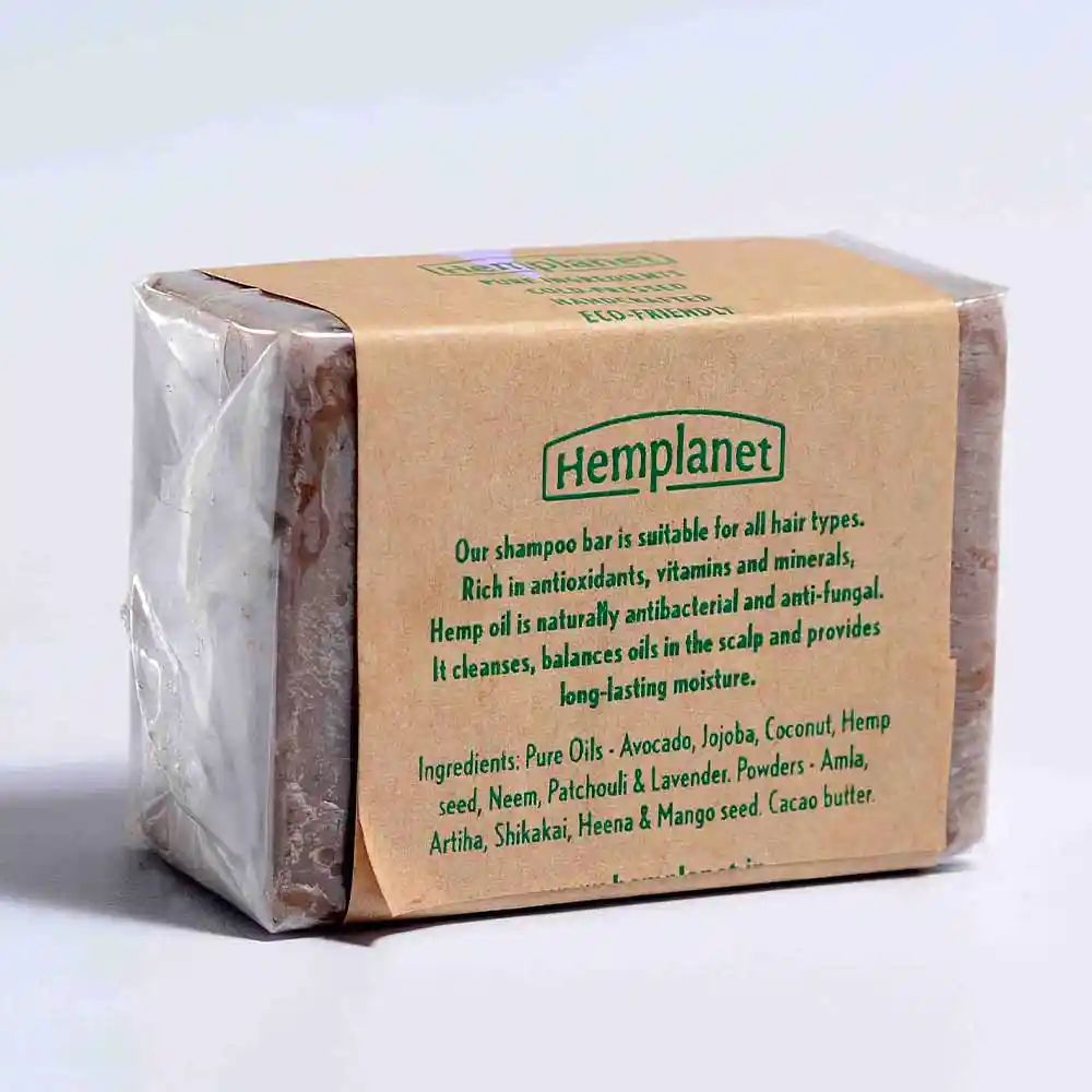 Hemplanet Hemp Shampoo Bar Patchouli & Lavender (100gms) - Image 2