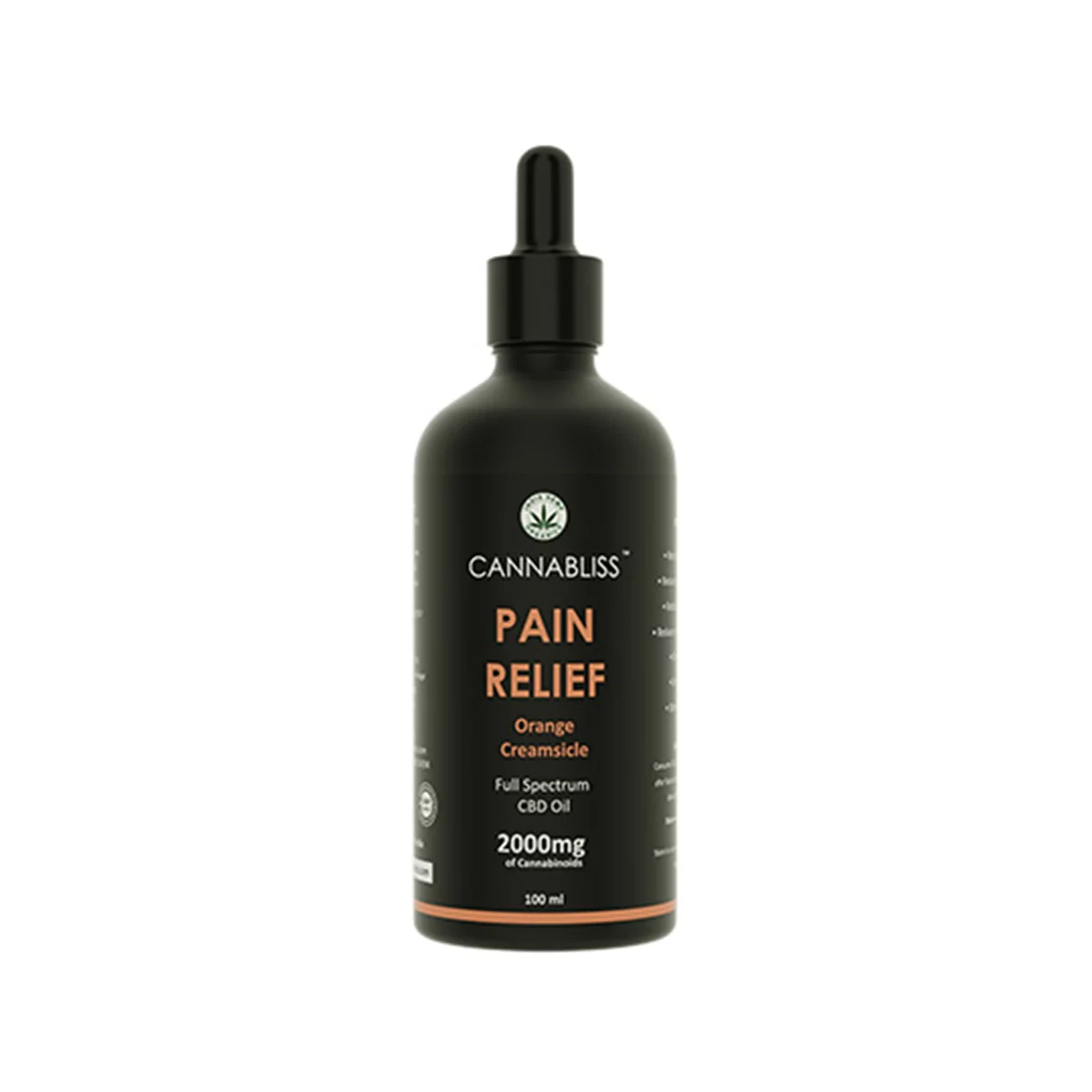 India Hemp Organics CannaBliss- Pain Relief 2000mg (100ml)on itsHemp