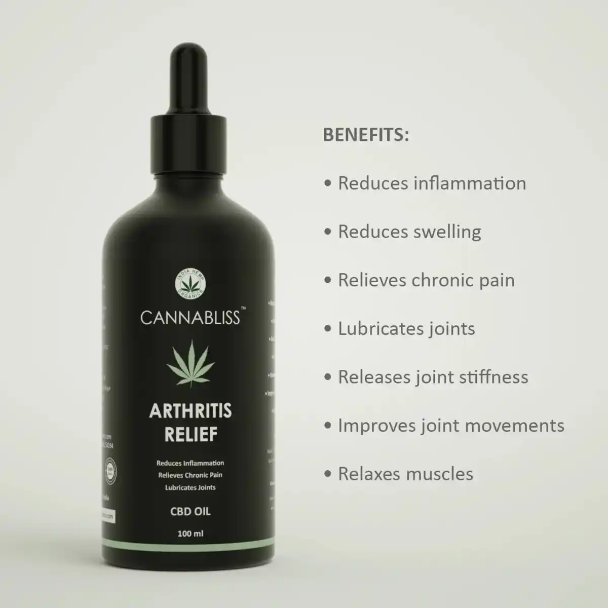 IH020023_5 India Hemp Organics CannaBliss- Arthritis Relief 2000mg (100ml)on itsHemp