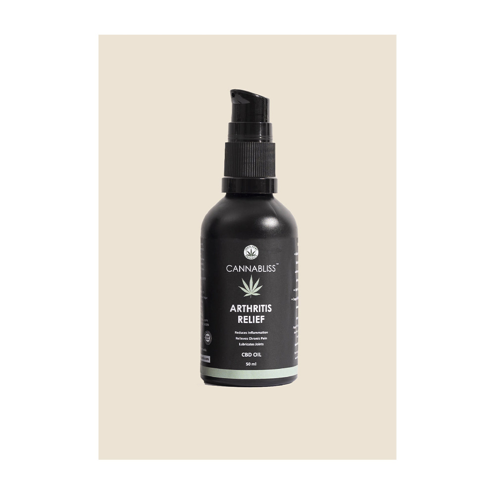 India Hemp Organics CannaBliss Arthritis Relief- CBD Oil (50ml) - Image 7