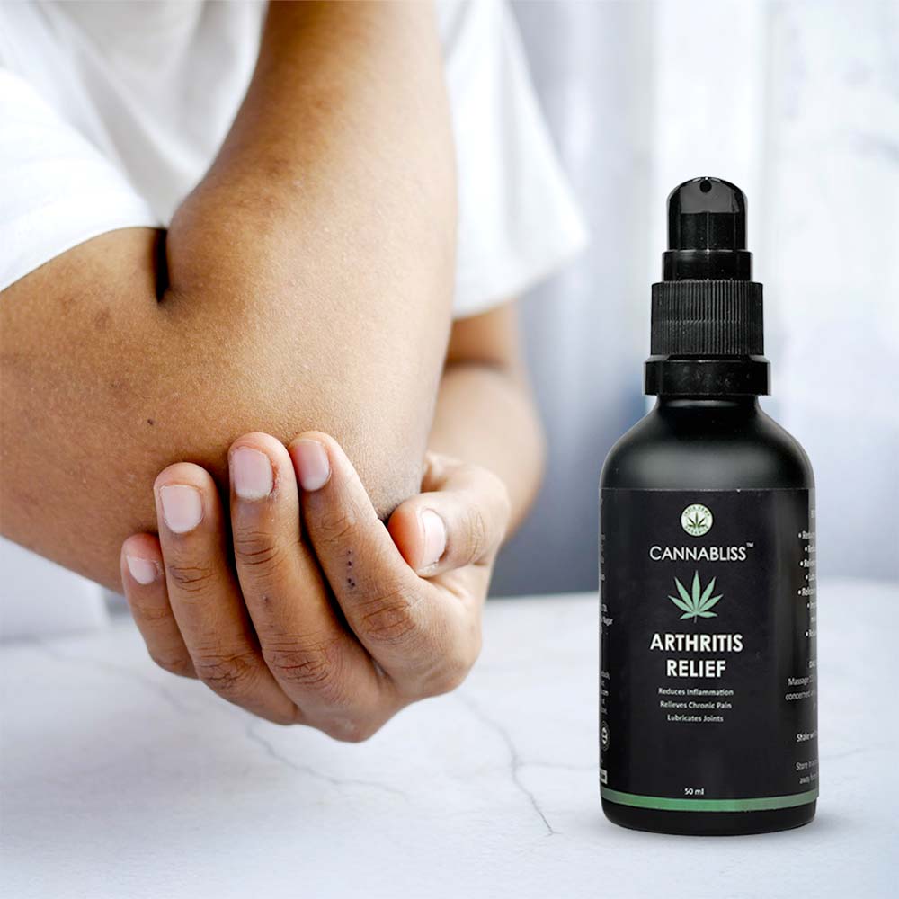 India Hemp Organics CannaBliss Arthritis Relief- CBD Oil (50ml) - Image 3