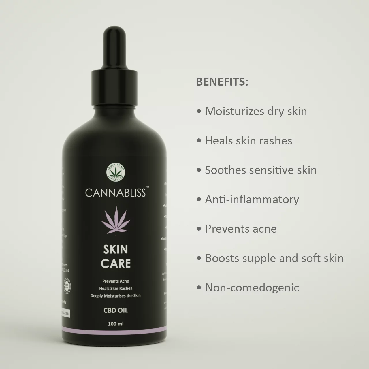 India Hemp Organics CannaBliss- Pain Relief 2000mg (100ml)on itsHemp