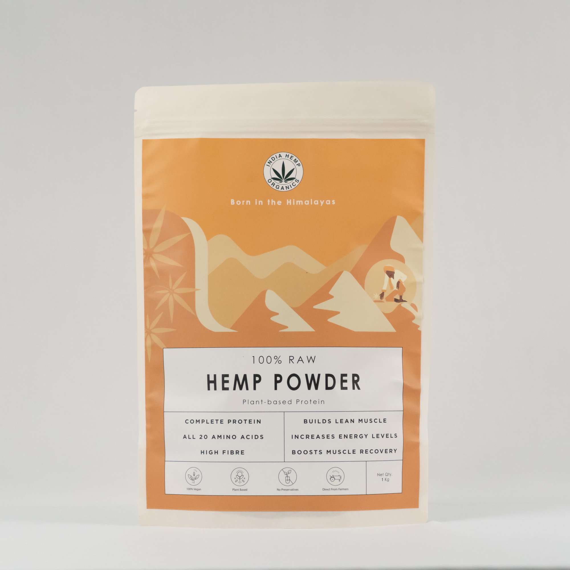 India Hemp Organics Hemp Protein Powder (1Kg) on itsHemp