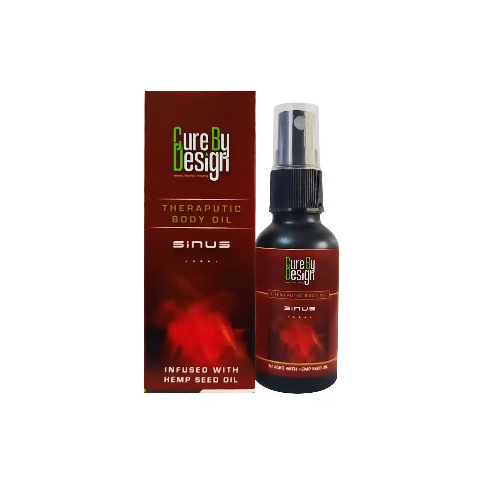 Cure by design theraputic body oil on itsHemp
