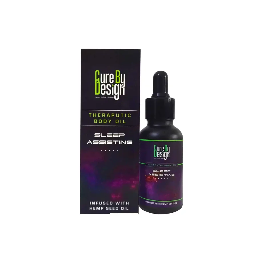 Cure by design theraputic body oil on itsHemp