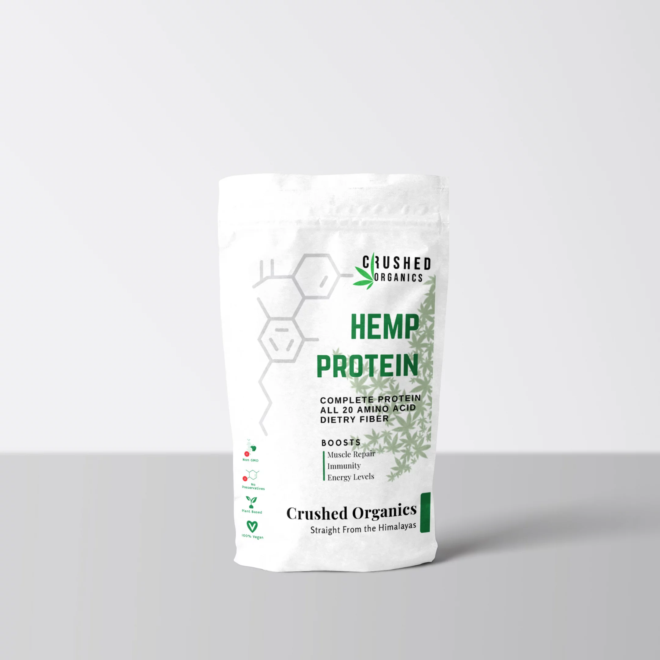 Crushed Organics Hemp Protein Powder (250 gm) on itsHemp