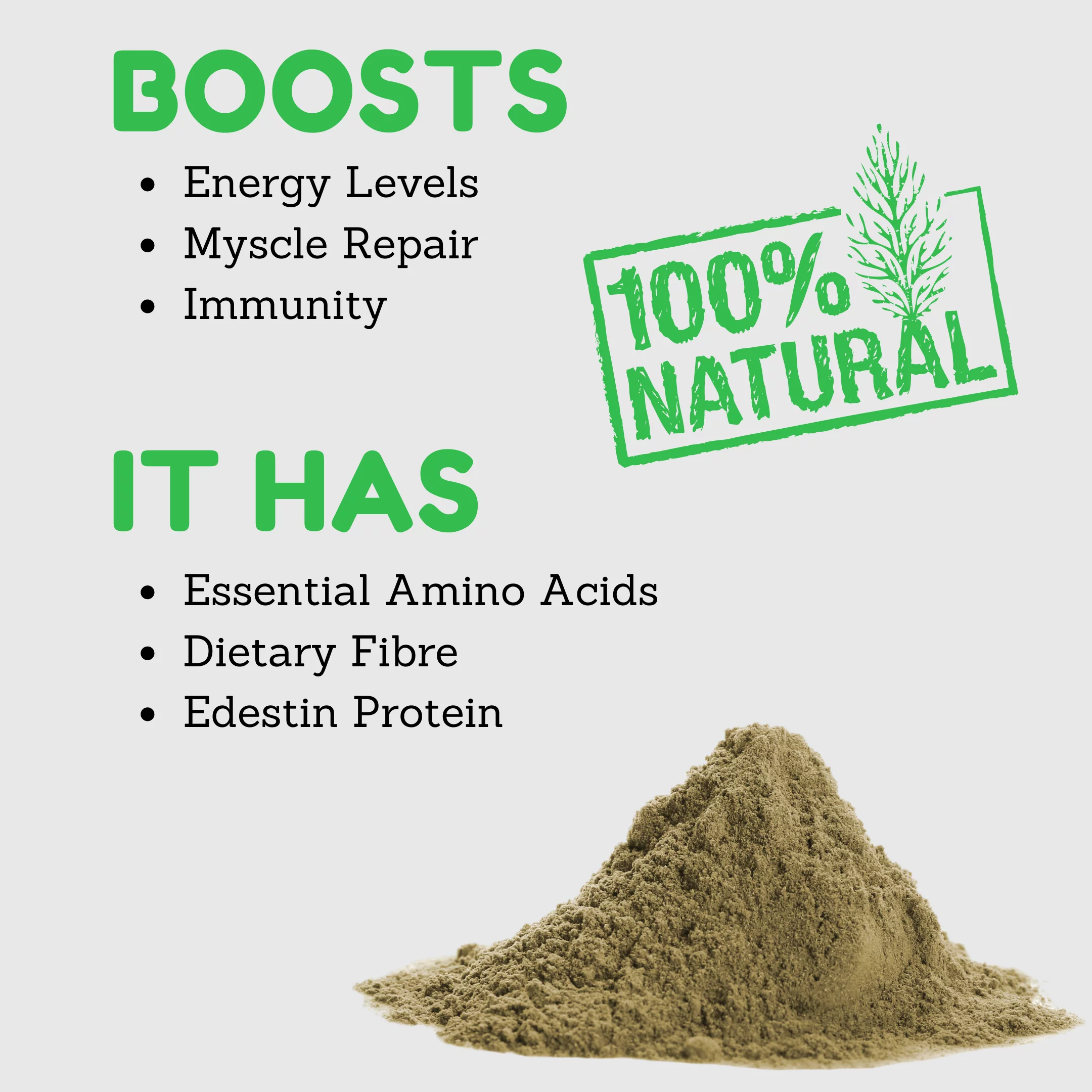 Crushed Organics Hemp Protein Powder (250 gm) on itsHemp