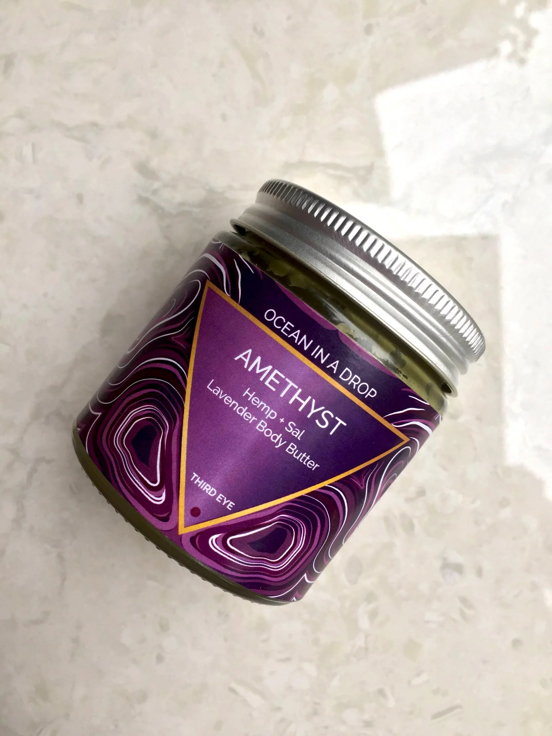 Ocean in a drop Amethyst sleep body butter with Hemp oil (95g) on itsHemp