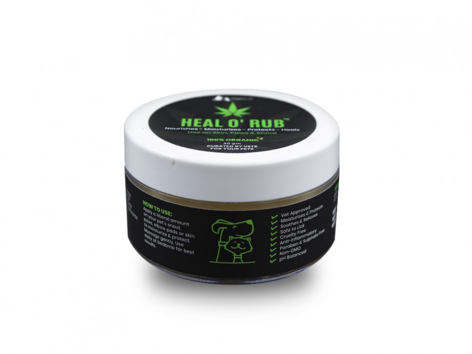 Wiggles Heal O'Rub Organic Healer For Dogs and Cats (30 gms) on itsHemp