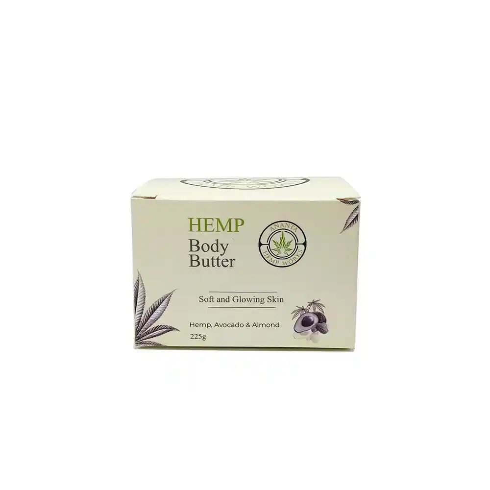 Ananta Hemp Body Butter - Avocado and Almonds (225g) on itsHemp