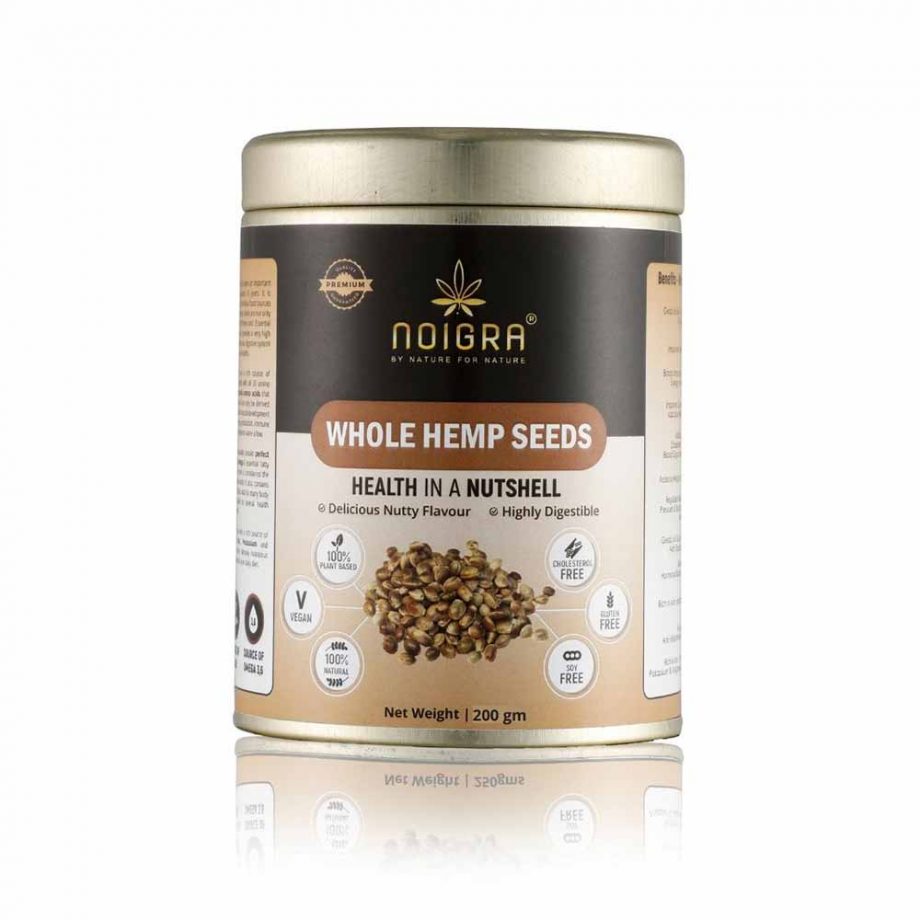 Noigra Whole Hemp Seeds (200 gms) on itsHemp