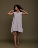 Reistor The Musical Dusk Dress (Shell Off-White) on itsHemp