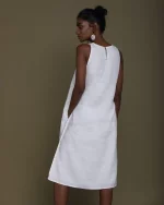 Reistor Stolen Sunsets Dresses (Coconut White) on itsHemp