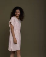 Reistor August Breeze Kaftan Dress ( Ice Pink ) on itsHemp