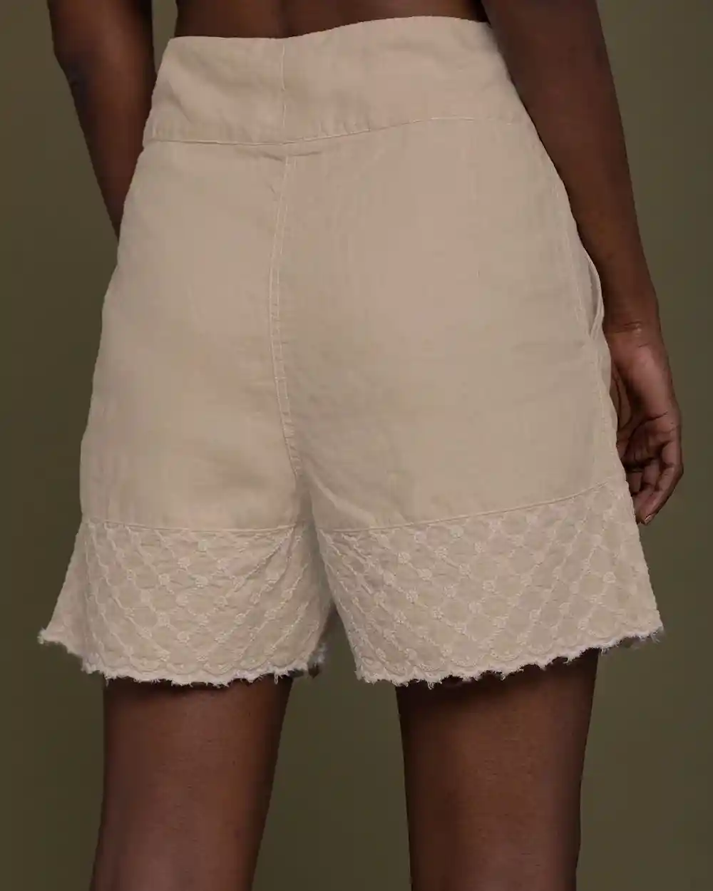 Reistor Raindrops on Flip Flops Shorts (Sand Beige) on itsHemp