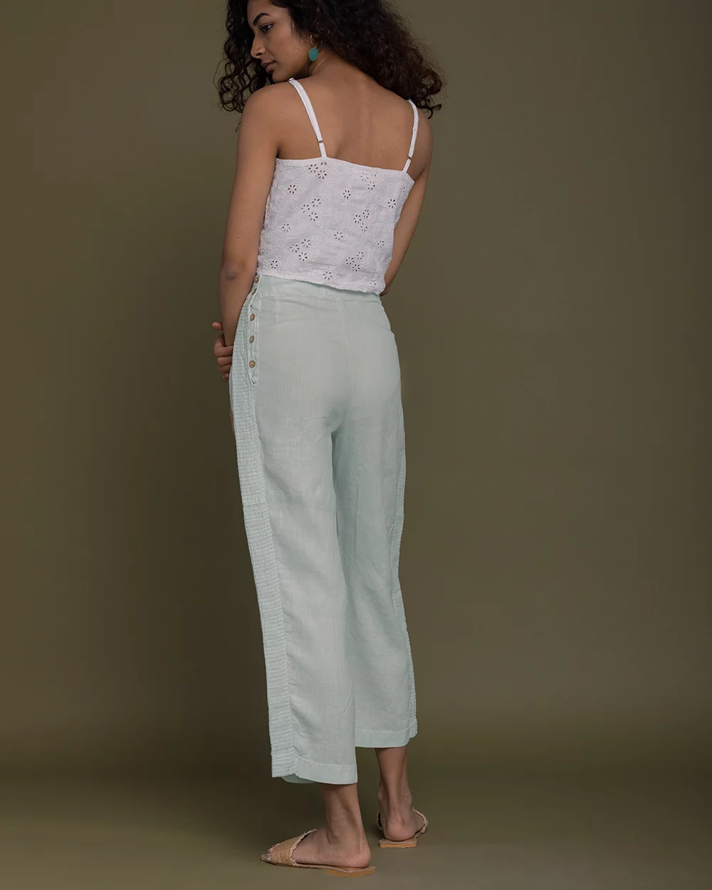 Reistor Weekend Wanderer Pants (Sage Mint) on itsHemp