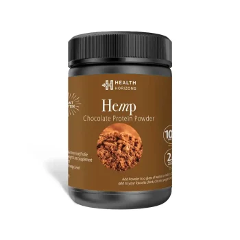 Health Horizons Ayurvedic Sativa Hemp Protein Powder - Chocolate Flavour (500gms) on itsHemp