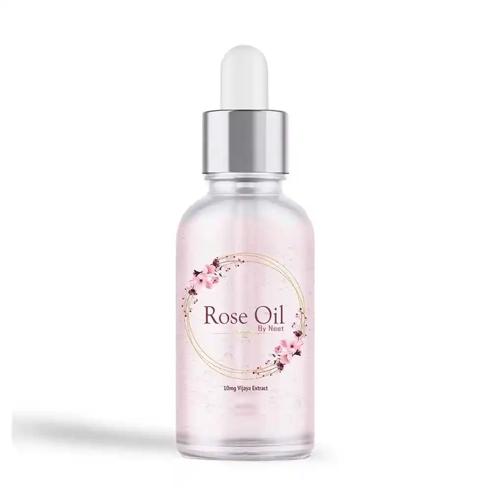 Neet 10mg Organic Rose Face and Body Oil 30ml on itsHemp