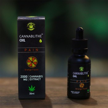 Cannablithe Cannabis Leaf Extract -PAIN 2000mg (30ml) (Orange) on itsHemp