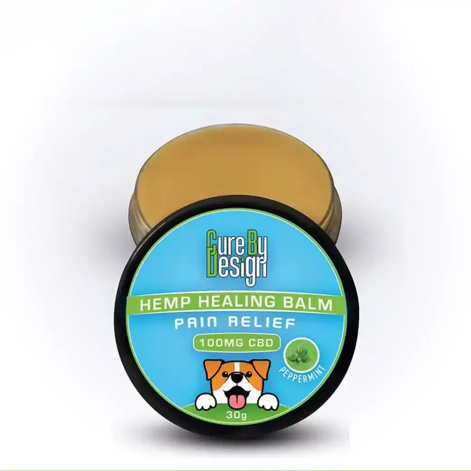 Cure By Design Hemp Healing Balm - Pain Relief 100mg (30 gm) on itsHemp