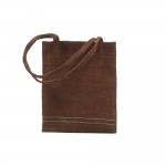 Pahartah Mud Brown Hand Held Bag on itsHemp