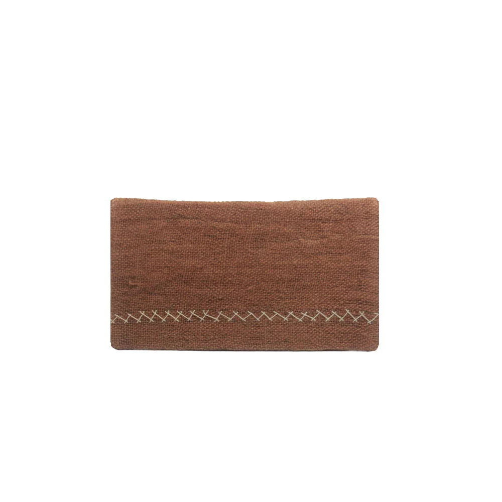 Pahartah Mud Brown Clutch Bag on itsHemp