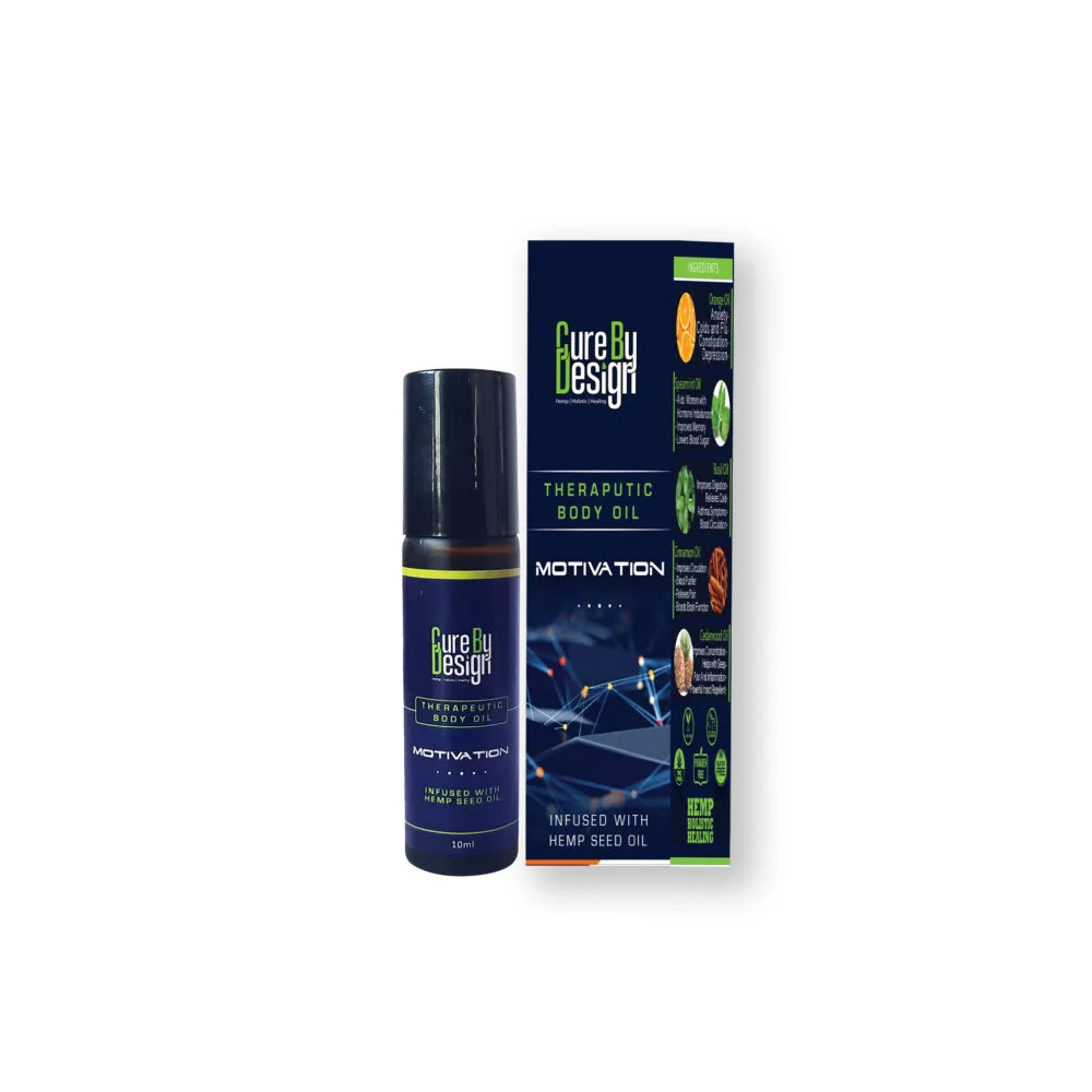 MOTIVATION-WHOLE-700x700 Cure By Design Therapeutic Body Oil Roll - On for Motivation (10ml) - Image 1