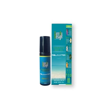 Cure By Design Therapeutic Body Oil Roll - On for Relaxation (10ml)