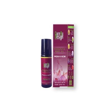 Cure By Design Therapeutic Body Oil Roll - On for Romance (10ml)