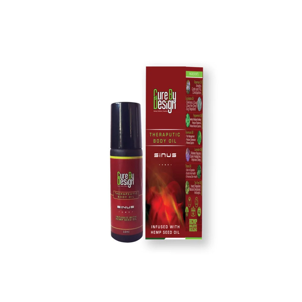 SINUS-WHOLE-700x700 Cure By Design Therapeutic Body Oil Roll - On for Sinus (10ml) - Image 1