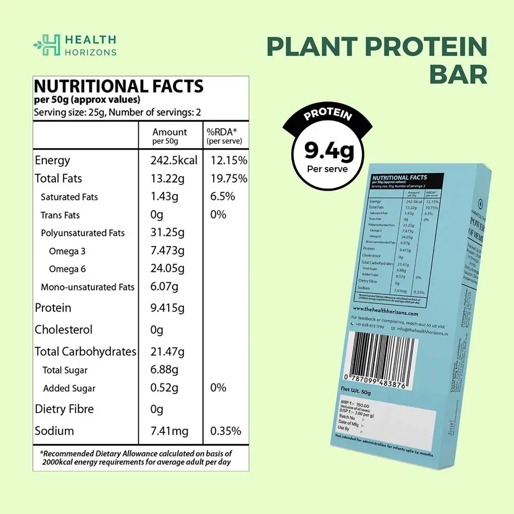 Health Horizons Hemp Power Bar - Packs - Image 7