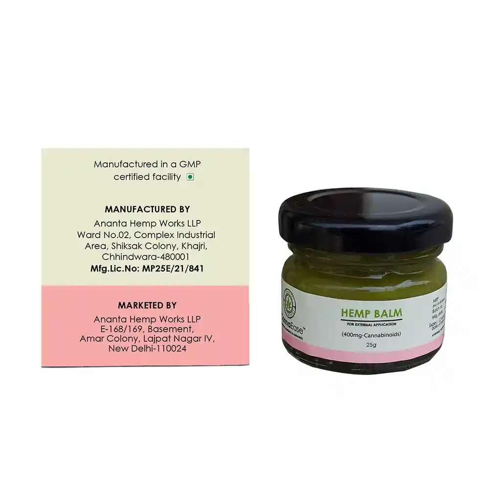 Ananta Cannaease Hemp Balm, 25g on itsHemp