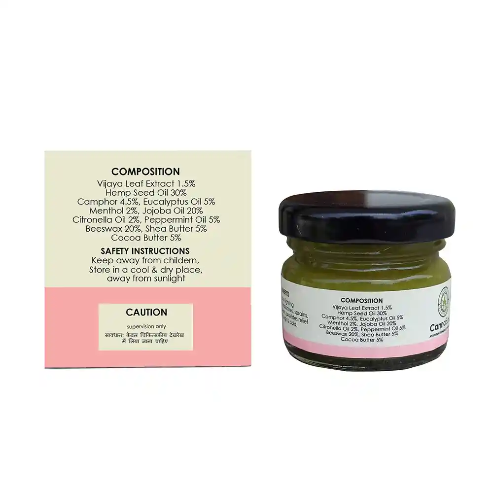 Ananta Cannaease Hemp Balm, 25g - Image 2