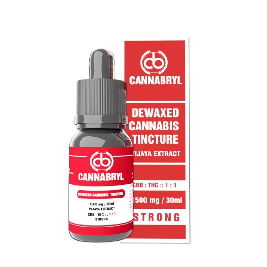 IPB 1500 Cannabryl DEWAXED Cannabis Tincture 1500mg 1:1 (CBD BALANCED), 30 ml on itsHemp