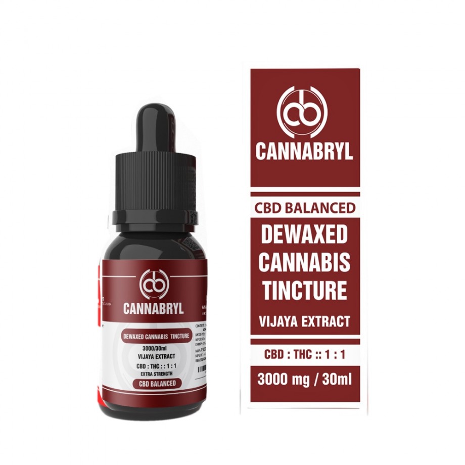 IPB 3000 Cannabryl DEWAXED Cannabis Tincture 3000mg 1:1 (CBD BALANCED) on itsHemp
