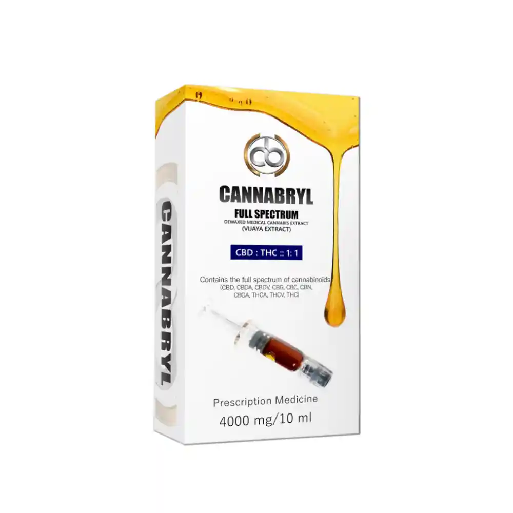 CB076009_1 IPV 2000 Cannabryl Dewaxed 1:1 CBD : THC200mg 5ml (CBD Balanced) CBD Oil Extract on itsHemp