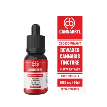 SPB 3000 Cannabryl DEWAXED Cannabis Tincture 3000mg 4:1 (CBD DOMINANT), 30 ml on itsHemp