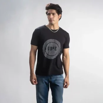 Cannabie Hemp Tshirt Dope Print, Black on itsHemp