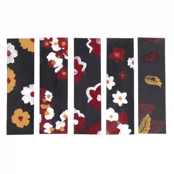 OG Bookmark HandCrafted Floral (Set of 5) on itsHemp